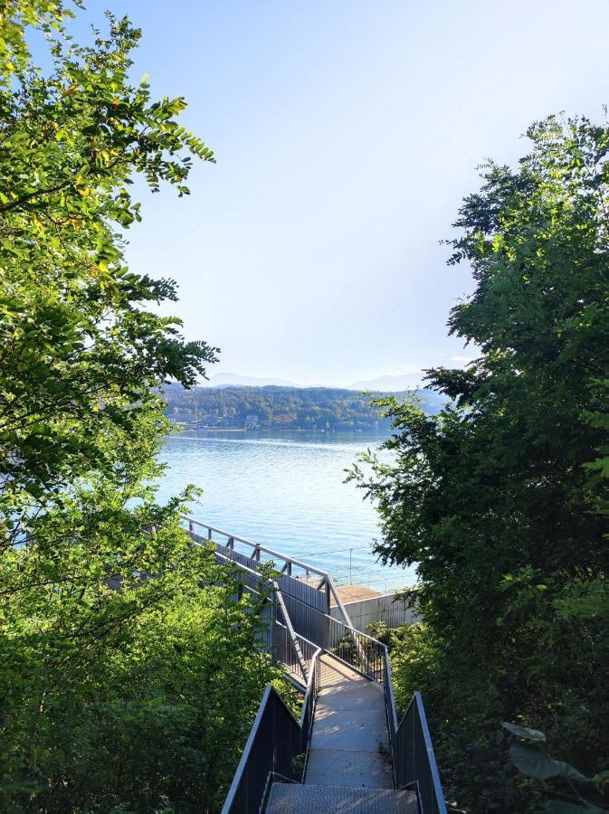 Appartement Mit Seeblick & Seezugang Sekull Exterior foto